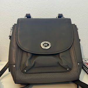 Grey coach Faye convertible backpack purse